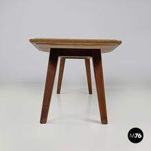 Load image into Gallery viewer, Wooden coffee table with pointed sides, 1960s
