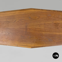 Load image into Gallery viewer, Wooden coffee table with pointed sides, 1960s