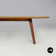Load image into Gallery viewer, Wooden coffee table with pointed sides, 1960s