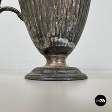 画像をギャラリービューアに読み込む, Silver plate and wood jug or teapot by SB&M, early 1900s
