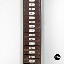 Charger l'image dans la galerie, Brown metal wall filing cabinet, 1960s