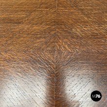 画像をギャラリービューアに読み込む, Wood and metal coffee table with newspaper hook, 1950s