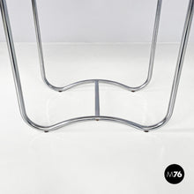 画像をギャラリービューアに読み込む, Wood and metal coffee table with newspaper hook, 1950s