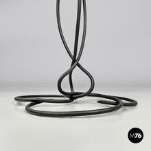 Charger l'image dans la galerie, Yellow and grey enamel wrought iron coffee table, 1950s