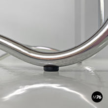 画像をギャラリービューアに読み込む, Wood and metal coffee table with newspaper hook, 1950s