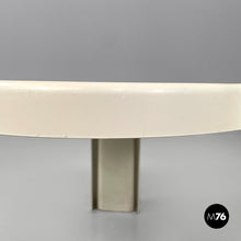 画像をギャラリービューアに読み込む, White plastic coffee tables by Giotto Stoppino for Kartell, 1970s