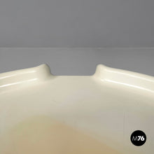 画像をギャラリービューアに読み込む, White plastic coffee tables by Giotto Stoppino for Kartell, 1970s