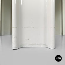 画像をギャラリービューアに読み込む, White plastic coffee tables by Giotto Stoppino for Kartell, 1970s