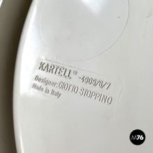 画像をギャラリービューアに読み込む, White plastic coffee tables by Giotto Stoppino for Kartell, 1970s