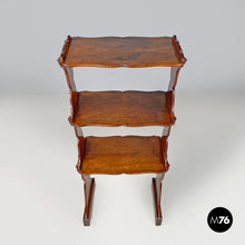 Load image into Gallery viewer, Wooden bookshelf with three shelves, early 1900s