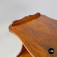 Load image into Gallery viewer, Wooden bookshelf with three shelves, early 1900s