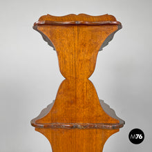 Load image into Gallery viewer, Wooden bookshelf with three shelves, early 1900s