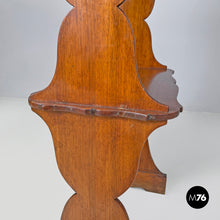 Load image into Gallery viewer, Wooden bookshelf with three shelves, early 1900s