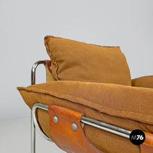 Load image into Gallery viewer, Brown fabric armchair Compor S 72 by Gero for Mussi, 1970s