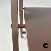 Charger l'image dans la galerie, Brown folding chair Tric by Achille and Pier Giacomo Castiglioni for Bonacina, 1960s