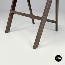Charger l'image dans la galerie, Brown folding chair Tric by Achille and Pier Giacomo Castiglioni for Bonacina, 1960s