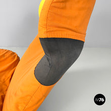 画像をギャラリービューアに読み込む, Orange fabric armchair or chaise longue Wink by Toshiyuki Kita for Cassina, 1980s