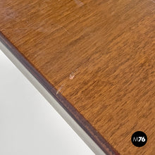 Load image into Gallery viewer, Wooden dining table with two central beams, 1970s