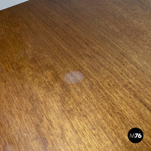 Load image into Gallery viewer, Wooden dining table with two central beams, 1970s