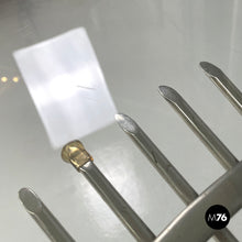 画像をギャラリービューアに読み込む, Dining table in glass and metal by Warren Platner for Knoll, 1966