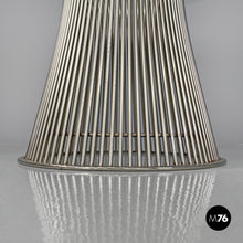 画像をギャラリービューアに読み込む, Dining table in glass and metal by Warren Platner for Knoll, 1966