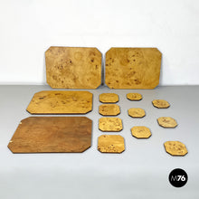画像をギャラリービューアに読み込む, Wooden tableware set by Felice Antonio Botta Designer, 1973
