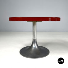 画像をギャラリービューアに読み込む, Coffee tables with red laminate, 1980s
