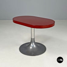 画像をギャラリービューアに読み込む, Coffee tables with red laminate, 1980s