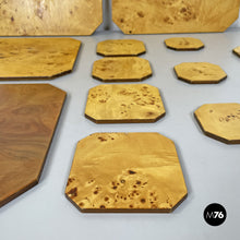 画像をギャラリービューアに読み込む, Wooden tableware set by Felice Antonio Botta Designer, 1973