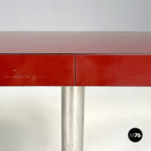 画像をギャラリービューアに読み込む, Coffee tables with red laminate, 1980s