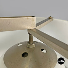 Load image into Gallery viewer, Glass and brass chandelier Triclinio by Vico Magistretti for Artemide, 1970s