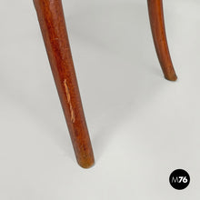 Load image into Gallery viewer, Wood and Vienna straw chairs with curl details, early 1900s