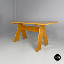 画像をギャラリービューアに読み込む, Wooden dining table by Gigi Sabadin for Stilwood, 1970s