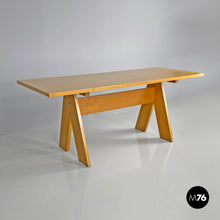 画像をギャラリービューアに読み込む, Wooden dining table by Gigi Sabadin for Stilwood, 1970s