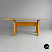 画像をギャラリービューアに読み込む, Wooden dining table by Gigi Sabadin for Stilwood, 1970s