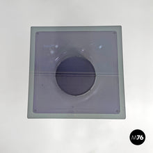 画像をギャラリービューアに読み込む, Coffee table in purple plexiglass and smoked glass, 1970s