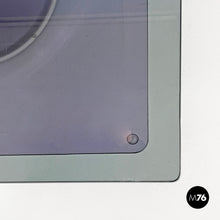 画像をギャラリービューアに読み込む, Coffee table in purple plexiglass and smoked glass, 1970s