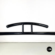 将图片加载到图库查看器,Black metal and grey fabric chairs, 1980s