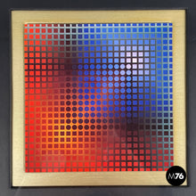 Load image into Gallery viewer, Painting with frame by Victor Vasarely, 1970s