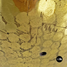 Charger l'image dans la galerie, Brass vase with a honeycomb finish, 1970s