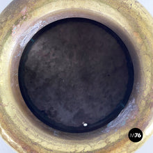 Charger l'image dans la galerie, Brass vase with a honeycomb finish, 1970s