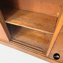 Load image into Gallery viewer, Wooden sideboard with stained glass drawers, 1930s