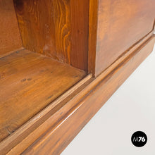 Load image into Gallery viewer, Wooden sideboard with stained glass drawers, 1930s