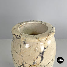 画像をギャラリービューアに読み込む, Round umbrella stand in arabesque marble, 1950s