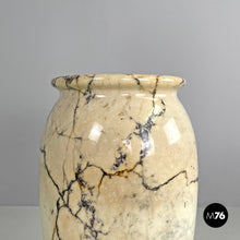 画像をギャラリービューアに読み込む, Round umbrella stand in arabesque marble, 1950s