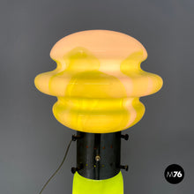画像をギャラリービューアに読み込む, Floor lamp in green and white Murano glass, 1970s