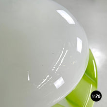 画像をギャラリービューアに読み込む, Floor lamp in green and white Murano glass, 1970s