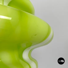 画像をギャラリービューアに読み込む, Floor lamp in green and white Murano glass, 1970s