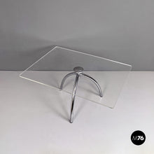 画像をギャラリービューアに読み込む, Coffee table in transparent plexiglass, 1980s
