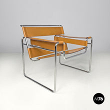 画像をギャラリービューアに読み込む, Light brown armchairs Wassily by Marcel Breuer for Gavina, 1970s